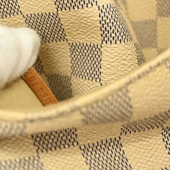 LOUIS VUITTON DAMIER AZUR TOTALLY MM TOTE BAG N41279 MB4192 YQ04065 BN02 - Picture 6 of 9